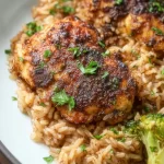One-Pan Chicken Rice Bake – Easy Dinner Recipe