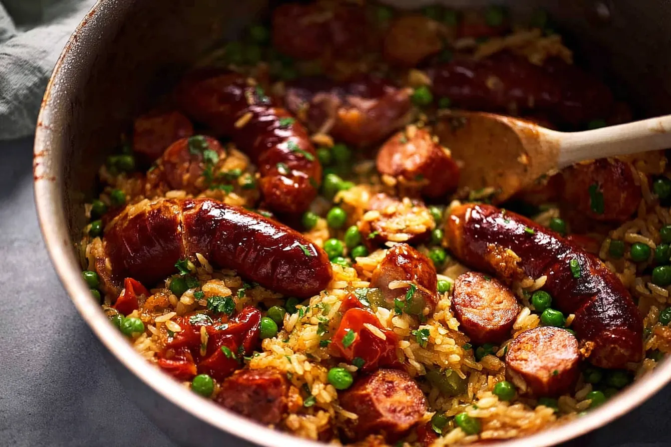 One Pan Smoked Sausage Dinner – Minimal cleanup