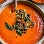 Rustic Tomato Soup in a Bowl – Chunky and Hearty