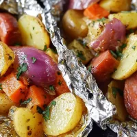 Sausage Potato Foil Packets Recipe