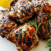 Grilled Chicken Thigh Dinner – Fast and Easy