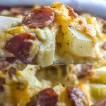 Delicious Smoked Sausage and Ranch Casserole Ready to Serve