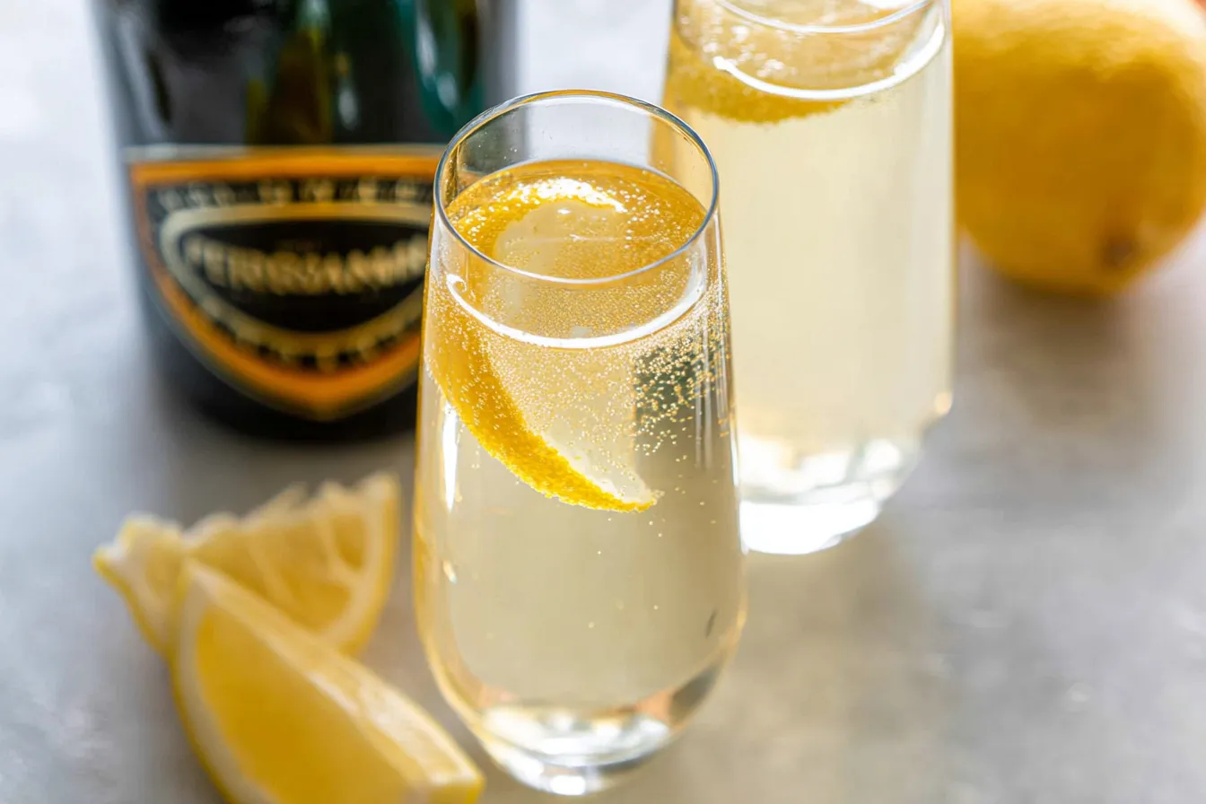 Sparkling Lemon Prosecco Martini – Effervescent and bright.