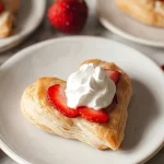 Strawberry Puff Pastry Hearts – Flaky and Sweet