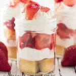 Strawberry Shortcake Valentine Cups - Delicious Layered Dessert