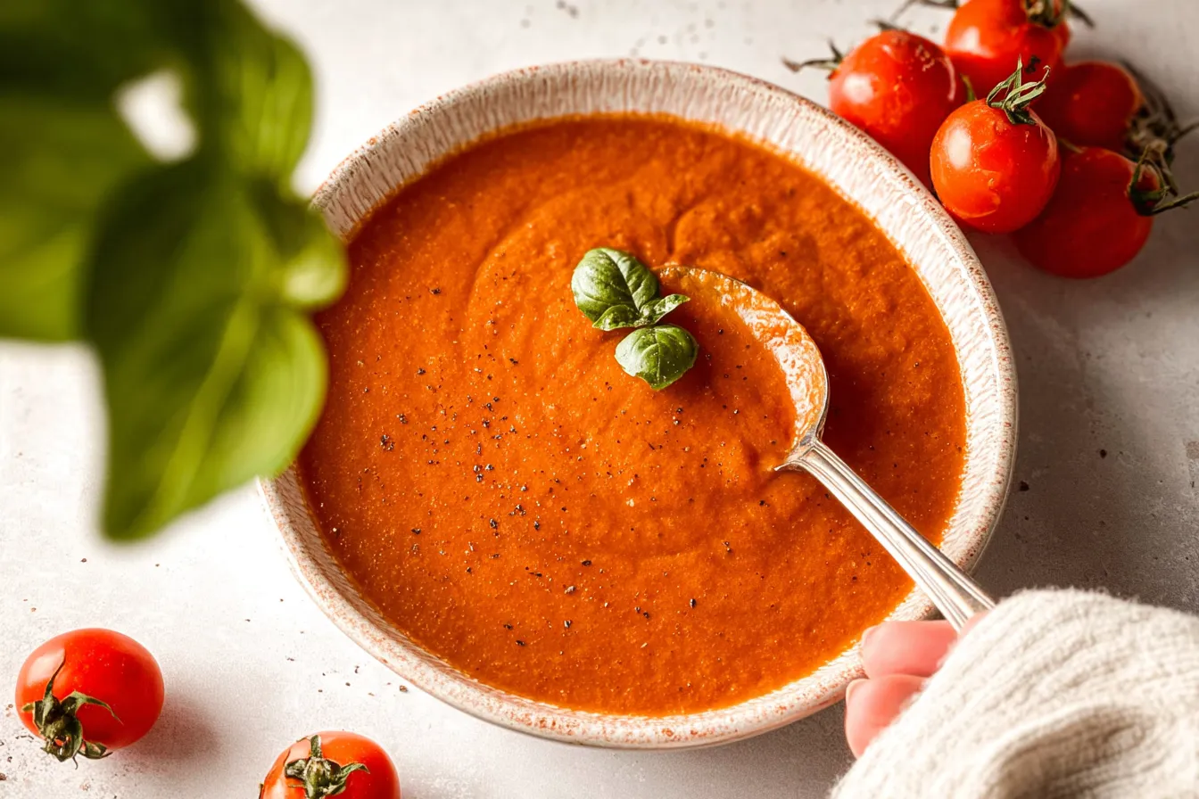 Delicious Tomato Soup with Fresh Tomatoes – Easy Recipe