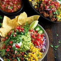 Vibrant Veggie Taco Rice Bowls – Plant-based Delight