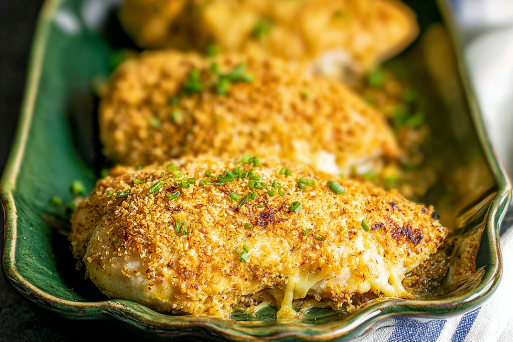 Cheesy Baked Chicken Breast
