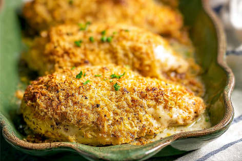 Cheesy Baked Chicken Breast