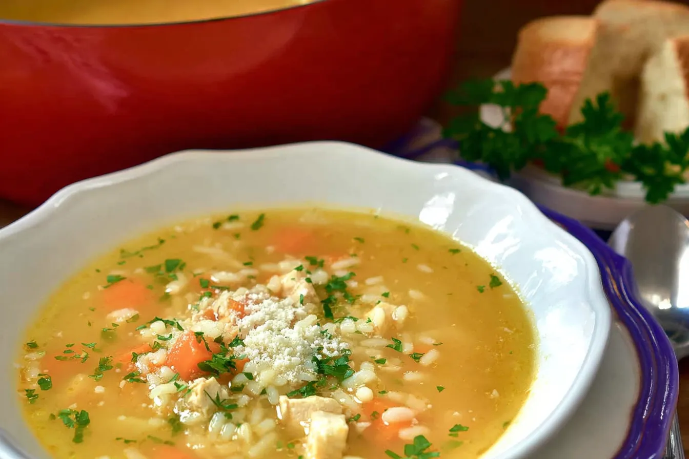 Authentic Italian Chicken and Pastina Soup — Simple, soothing, and straight from the Italian kitchen