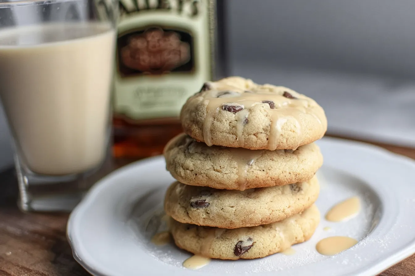Baileys Irish Cream Cookies — Soft cookies with rich Irish cream flavor