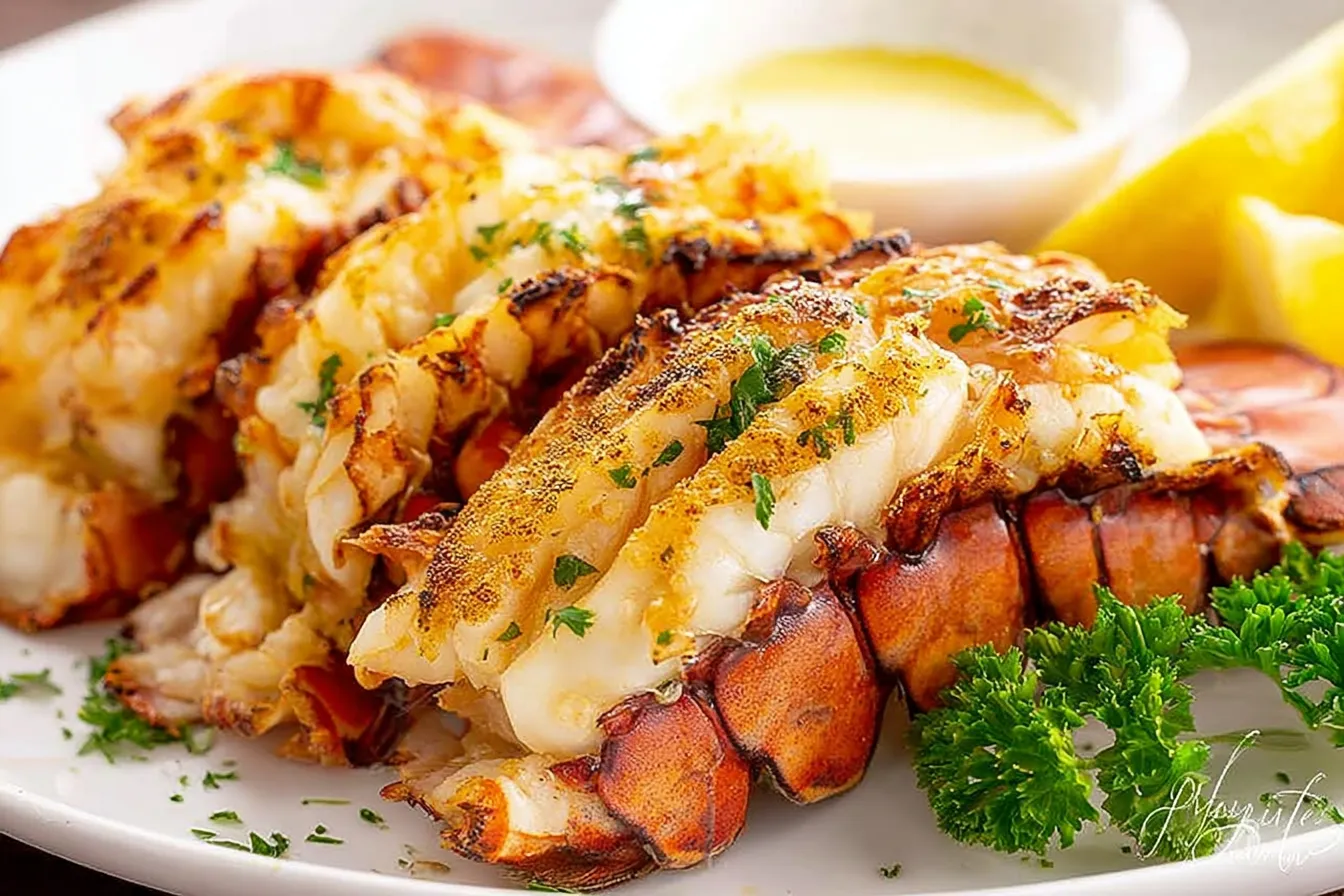 Broiled Lobster Tails with Lemon Butter