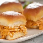 Buffalo Chicken Sliders with Ranch Dressing