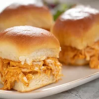 Buffalo Chicken Sliders with Ranch Dressing