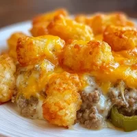 Cheesy Tater Tot Ground Beef Casserole — Mouthwatering Comfort Food