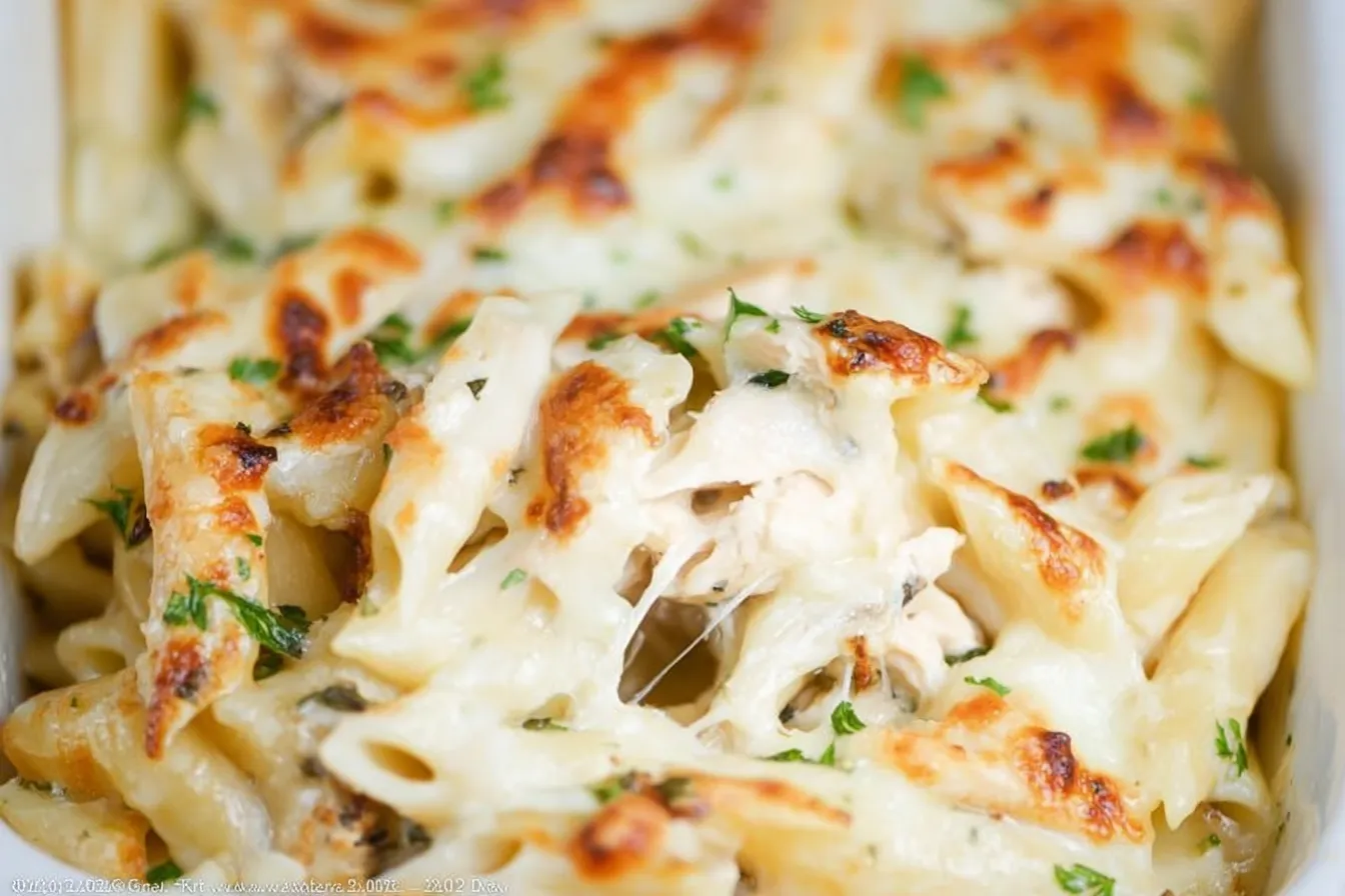 Delicious Chicken Alfredo Baked Ziti — A Perfect Comfort Dish