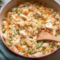 Delicious Chicken and Rice with Frozen Diced Chicken