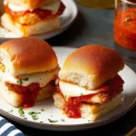 Delicious Chicken Parmesan Sliders on Slider Buns