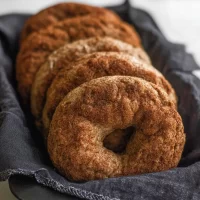 Cinnamon Greek Yogurt Bagels Freshly Baked