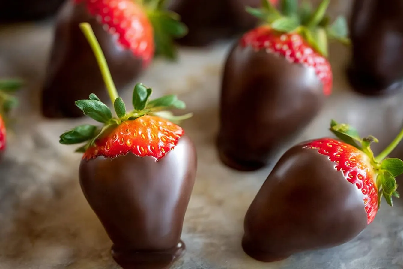 Classic Chocolate Covered Strawberries — Foolproof method with smooth, glossy chocolate