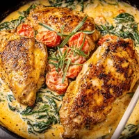 Classic Comfort Chicken Dish on a Rustic Table Setting