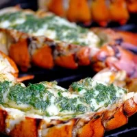 Delicious Cold Water Lobster Tails with Herb Butter