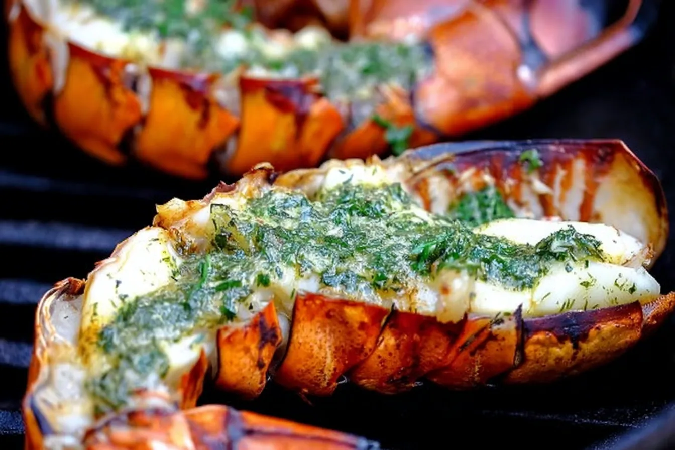 Cold Water Lobster Tails with Herb Butter — Tender and flavorful baked recipe