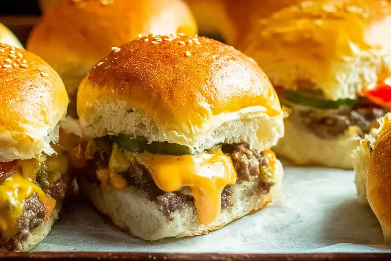 Delicious Copycat Big Mac Sliders Served Fresh