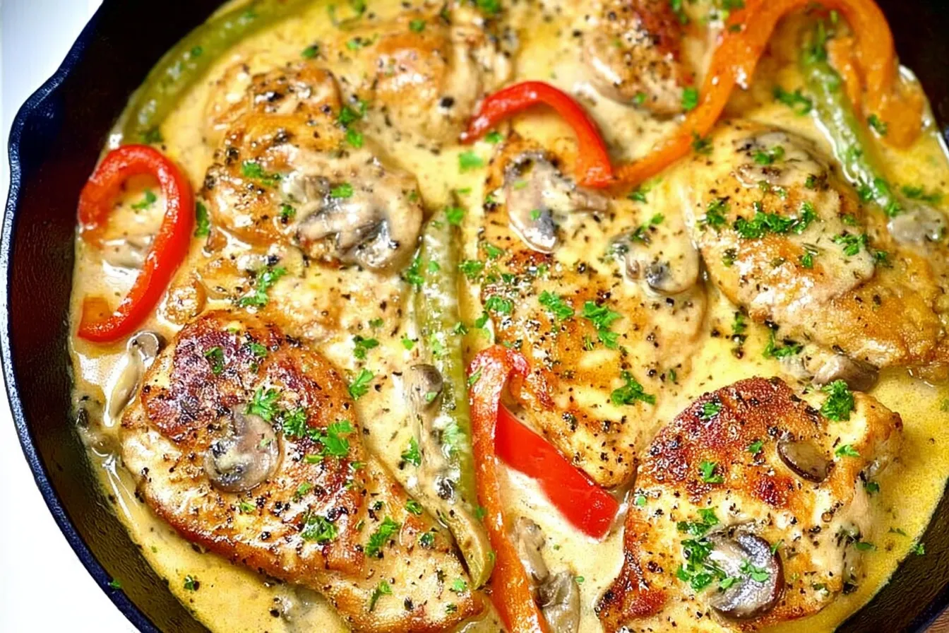 Creamy Chicken Skillet Dinner — One-pan and weeknight-friendly