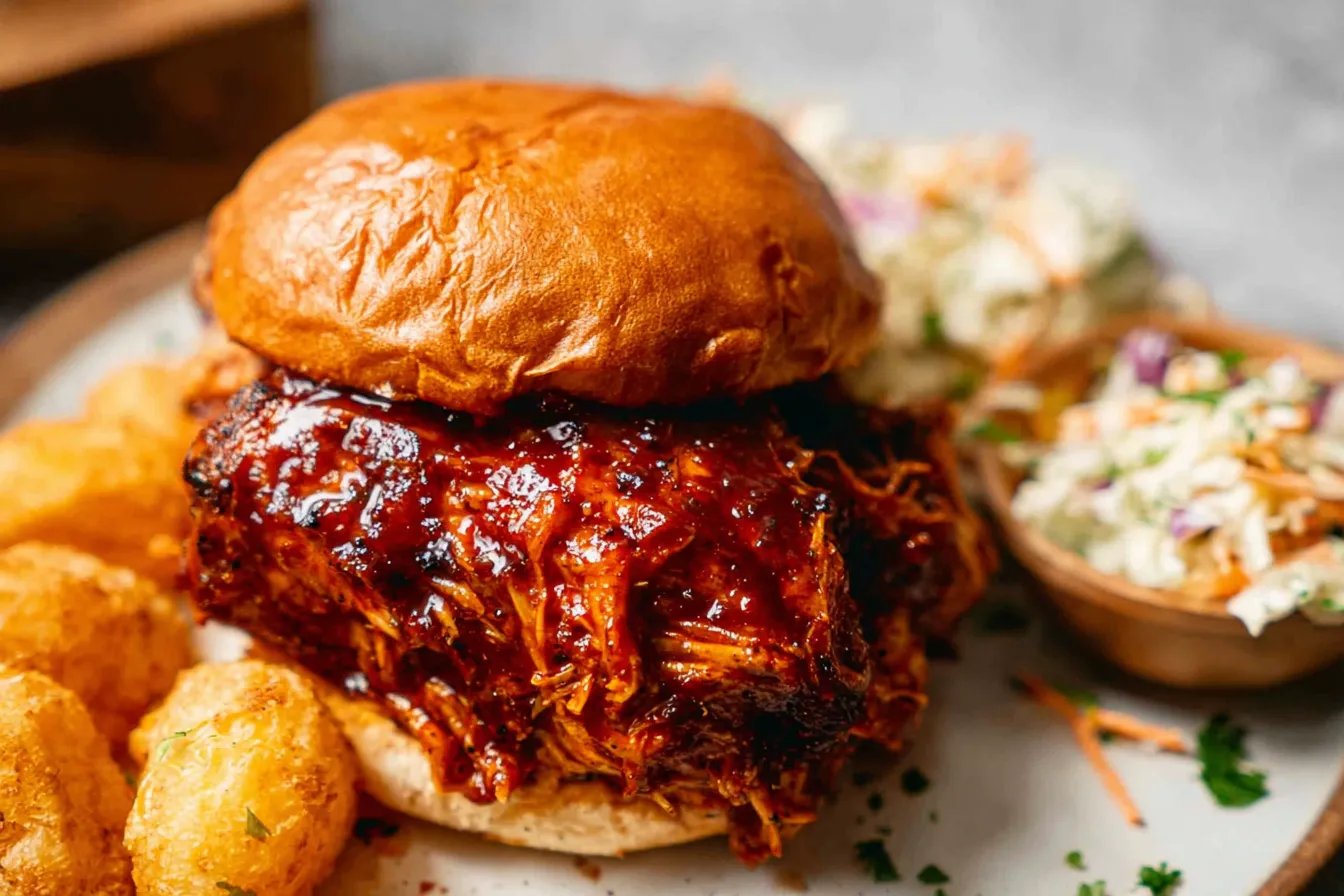 Delicious Dump and Go BBQ Chicken for Sandwiches