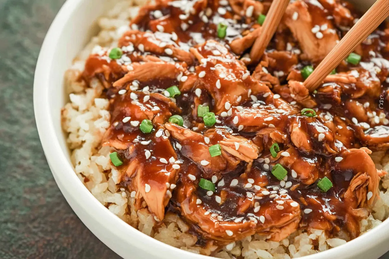 Delicious Dump and Go Crockpot Teriyaki Chicken