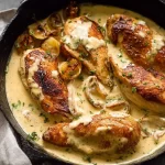 Easy Chicken Dinner with Cream Sauce - Delicious Comfort Food