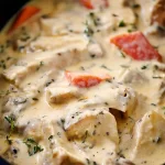 Effortless Creamy Ranch Chicken Crockpot Dish