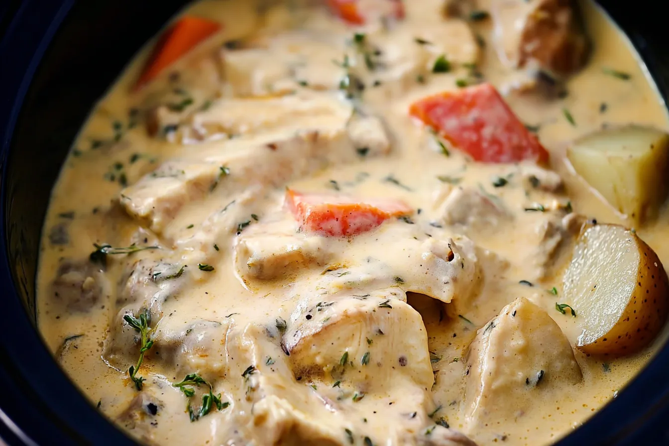 Effortless Creamy Ranch Chicken Crockpot Dish
