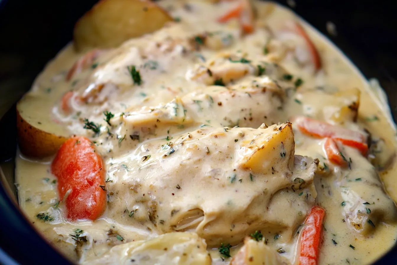 Effortless Creamy Ranch Chicken Crockpot — Family favorite comfort food