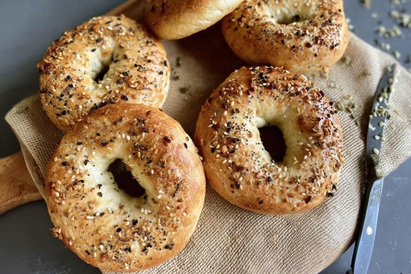 Fluffy and Healthy Greek Yogurt Bagels — Soft, chewy bagels made with simple ingredients