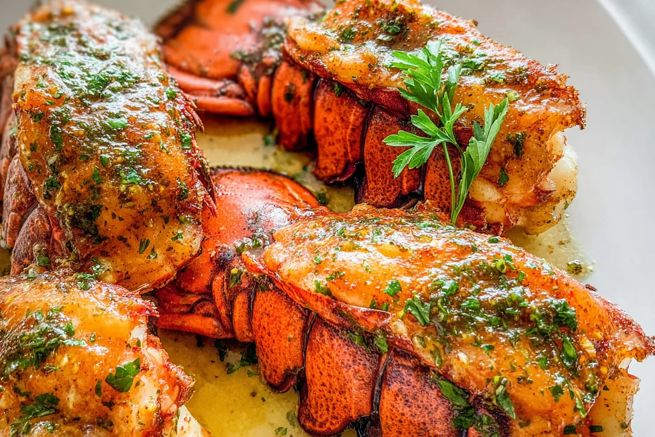 Garlic Butter Lobster Tails (Stovetop) Plated Delight