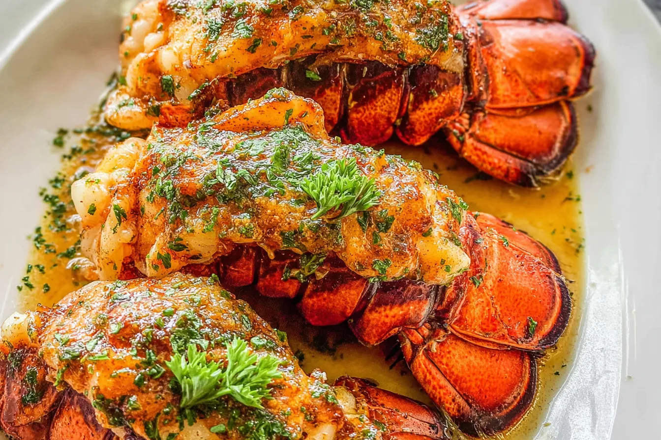 Garlic Butter Lobster Tails (Stovetop) — Juicy lobster finished in rich butter sauce