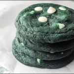 Green Velvet Cookies Baking Process
