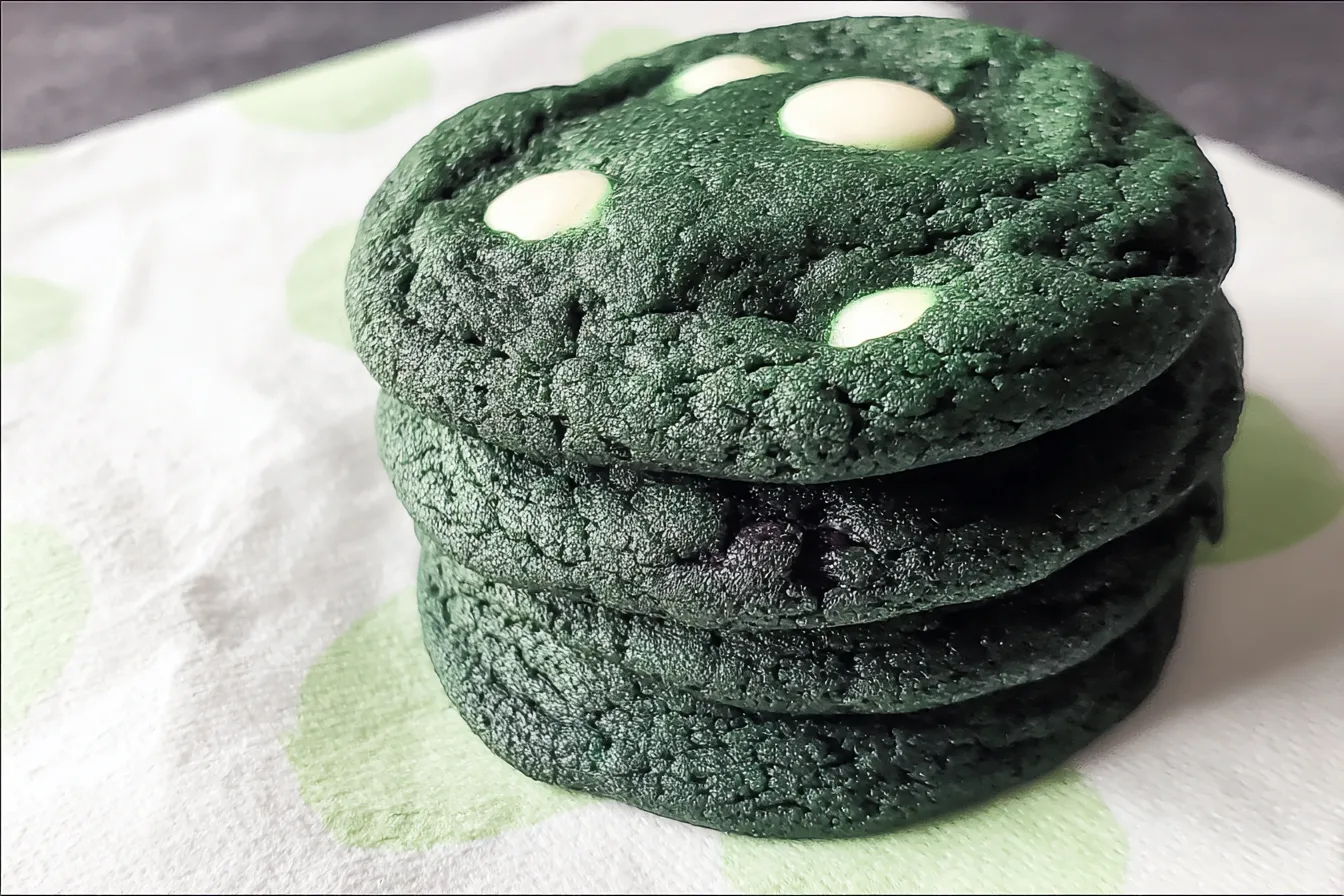 Green Velvet Cookies — Fun twist on classic velvet cookies