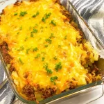 Delicious Ground Beef and Potato Casserole Ready to Serve