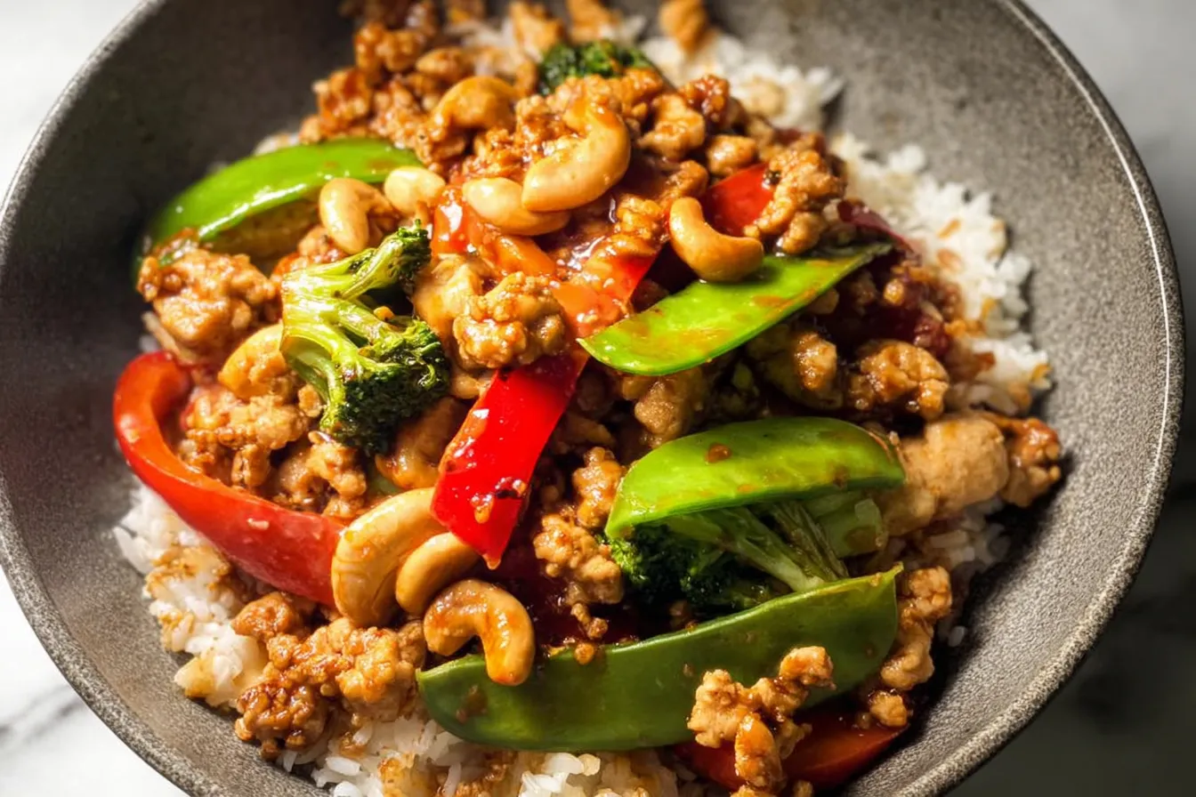 Ground Chicken Stir Fry — Fast and flavorful skillet dinner