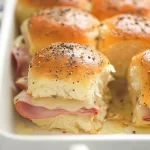 Ham and Cheese Sliders on Hawaiian Rolls