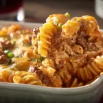 Delicious Hamburger Hotdish Ready to Serve