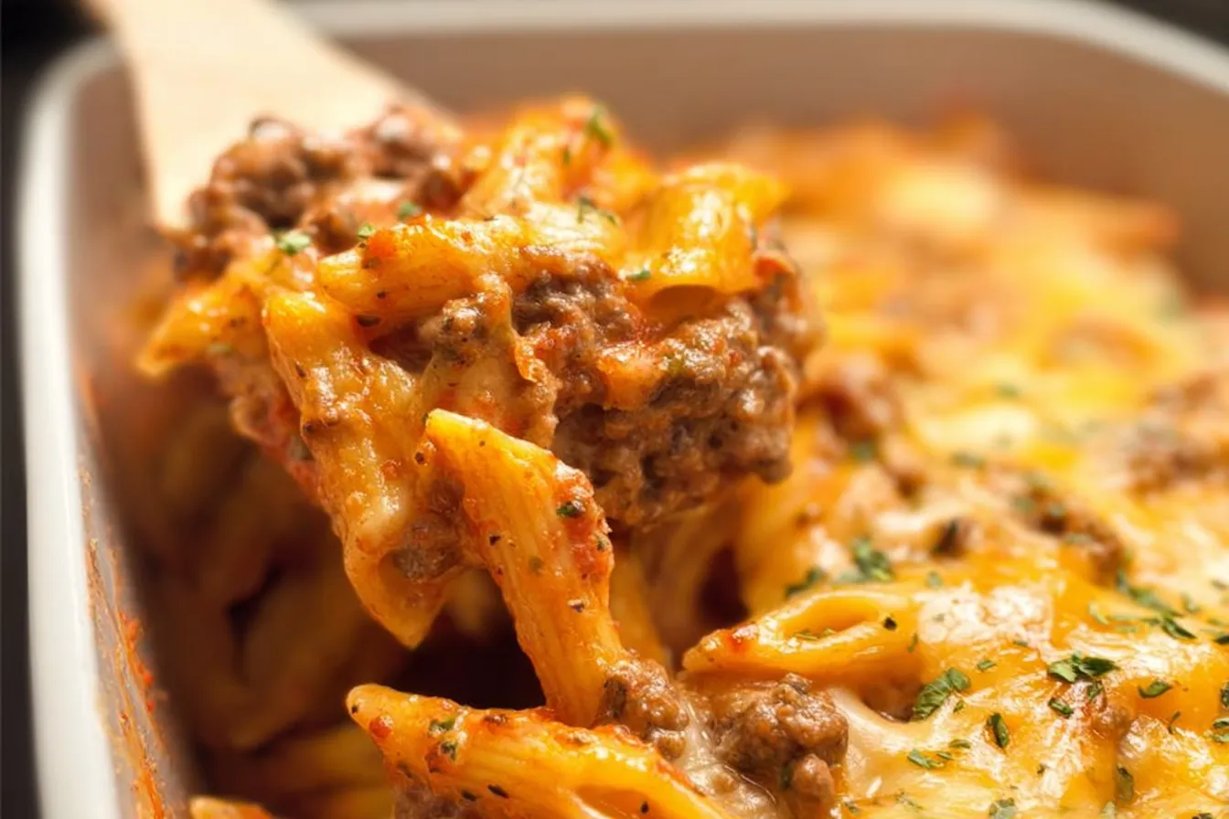 Hamburger Meat Meal Prep Casserole — Great for leftovers and reheating