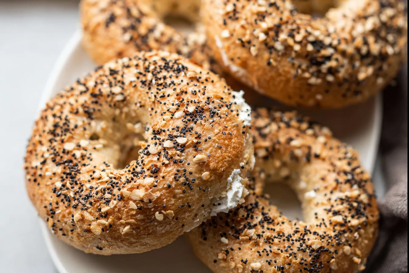 Healthy Bagels with Oat Flour and Greek Yogurt — Wholesome and filling