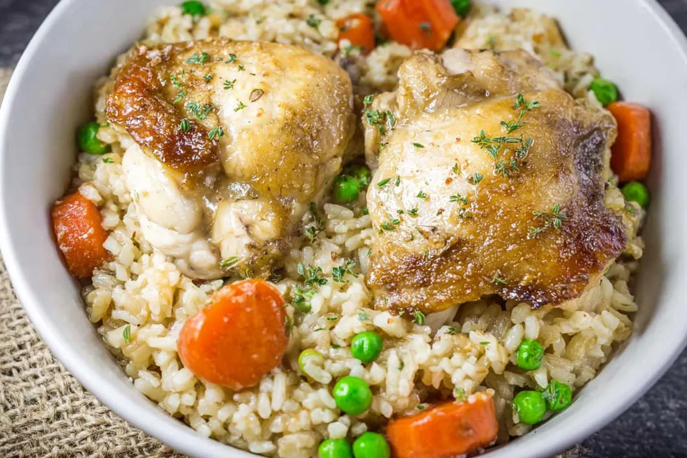 Healthy Chicken and Brown Rice Bake — Nutritious twist on a classic