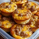 High Protein Pancake Sausage Mini Muffins Ready to Enjoy
