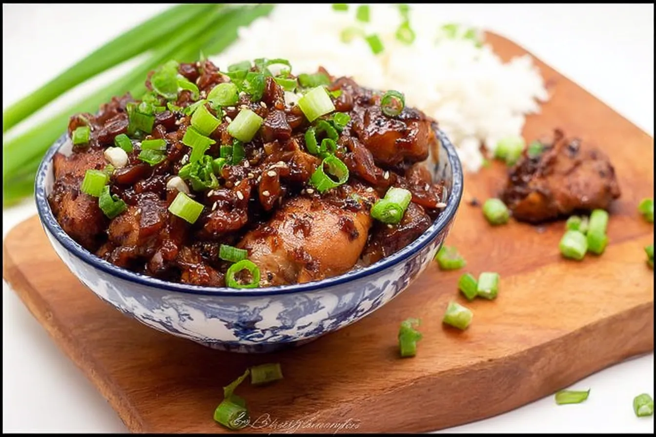 Honey Soy Chicken on a Plate - Flavorful and Tender