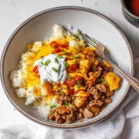 Delicious Loaded Potato and Beef Skillet Dinner